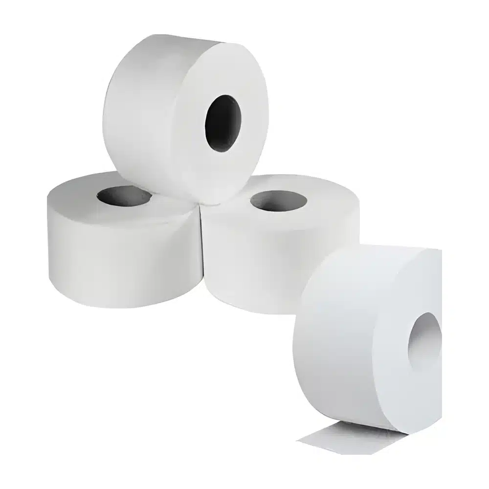Papel higiênico rolão Jupiter 100% celulose — 8 rolos de 300 m