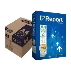 Papel Report Reciclado A4 (Resma com 500 Folhas) — H&H Suprimentos Corporativos