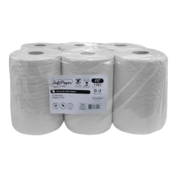 Papel Toalha Bobina Softpaper Bob 6 x 200 m 18 g — H&H Suprimentos Corporativos