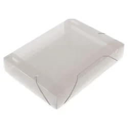 Pasta Aba com Elástico 55 mm Transparente — H&H Suprimentos Corporativos