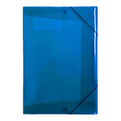 Pasta com Aba Elástica Ofício Azul DAC 501PP — H&H Suprimentos Corporativos
