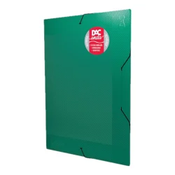 Pasta com Aba Ofício Verde DAC Onda 401PP-VD — H&H Suprimentos Corporativos