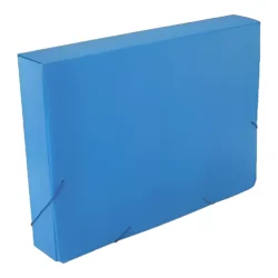 Pasta Polionda Lombo 55 mm Azul com Aba e Elástico — H&H Suprimentos Corporativos