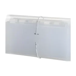 Pasta Sanfonada Slim B6 com 31 Divisórias SCE31 Transparente — H&H Suprimentos Corporativos