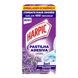 Pastilha Adesiva Sanitária 2 em 1 Harpic Lavanda — H&H Suprimentos Corporativos