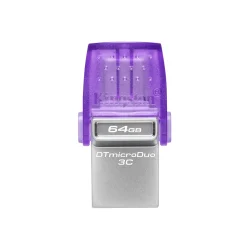 Pendrive Kingston DataTraveler microDuo 3C 64 GB USB-C e USB-A — H&H Suprimentos Corporativos