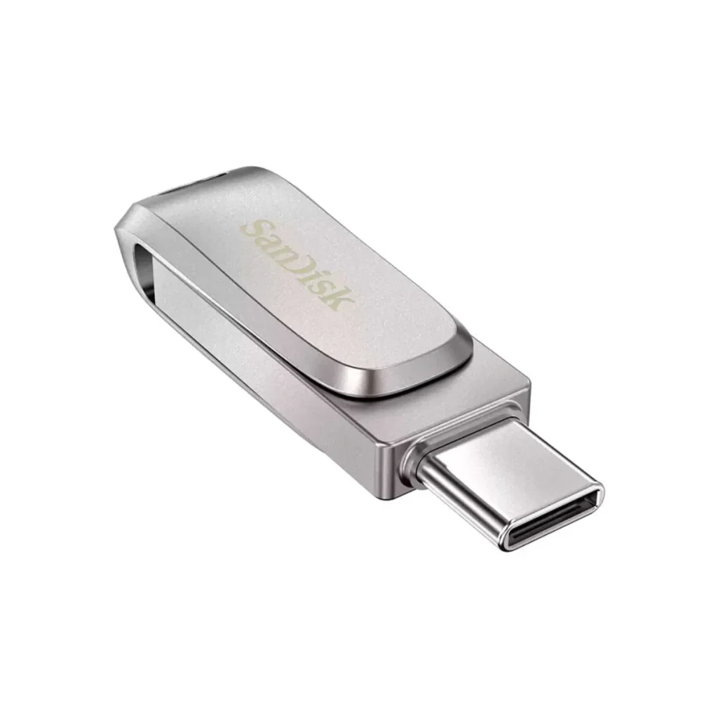 Pendrive SanDisk ultra dual drive luxe 64GB USB 3.1 tipo-a e tipo-c