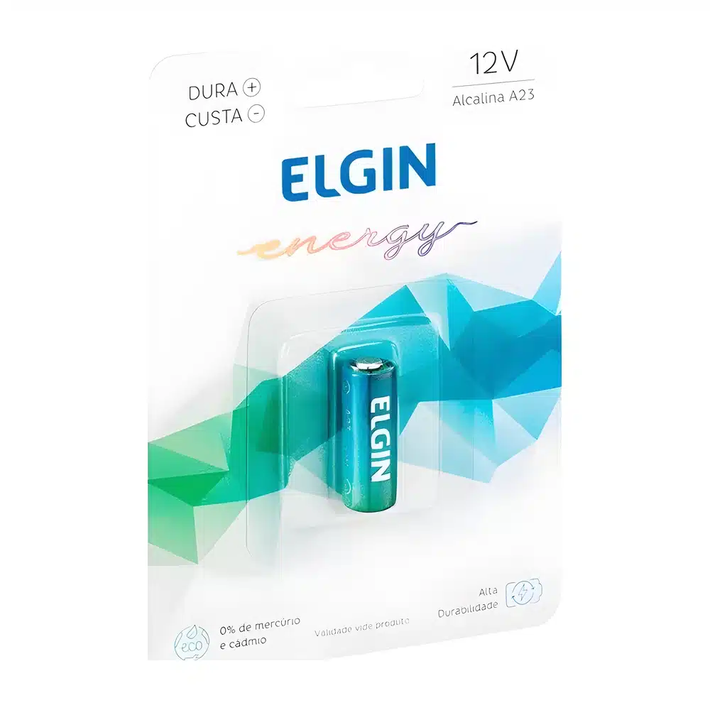Pilha alcalina Elgin A23 12V (1 unidade)