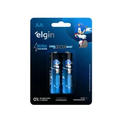 Pilha Elgin Ultra Alcalina AA 1,5 V com 2 Unidades — H&H Suprimentos Corporativos