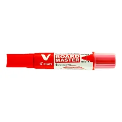 Pincel Marcador V-Board Master para Quadro Branco Vermelho