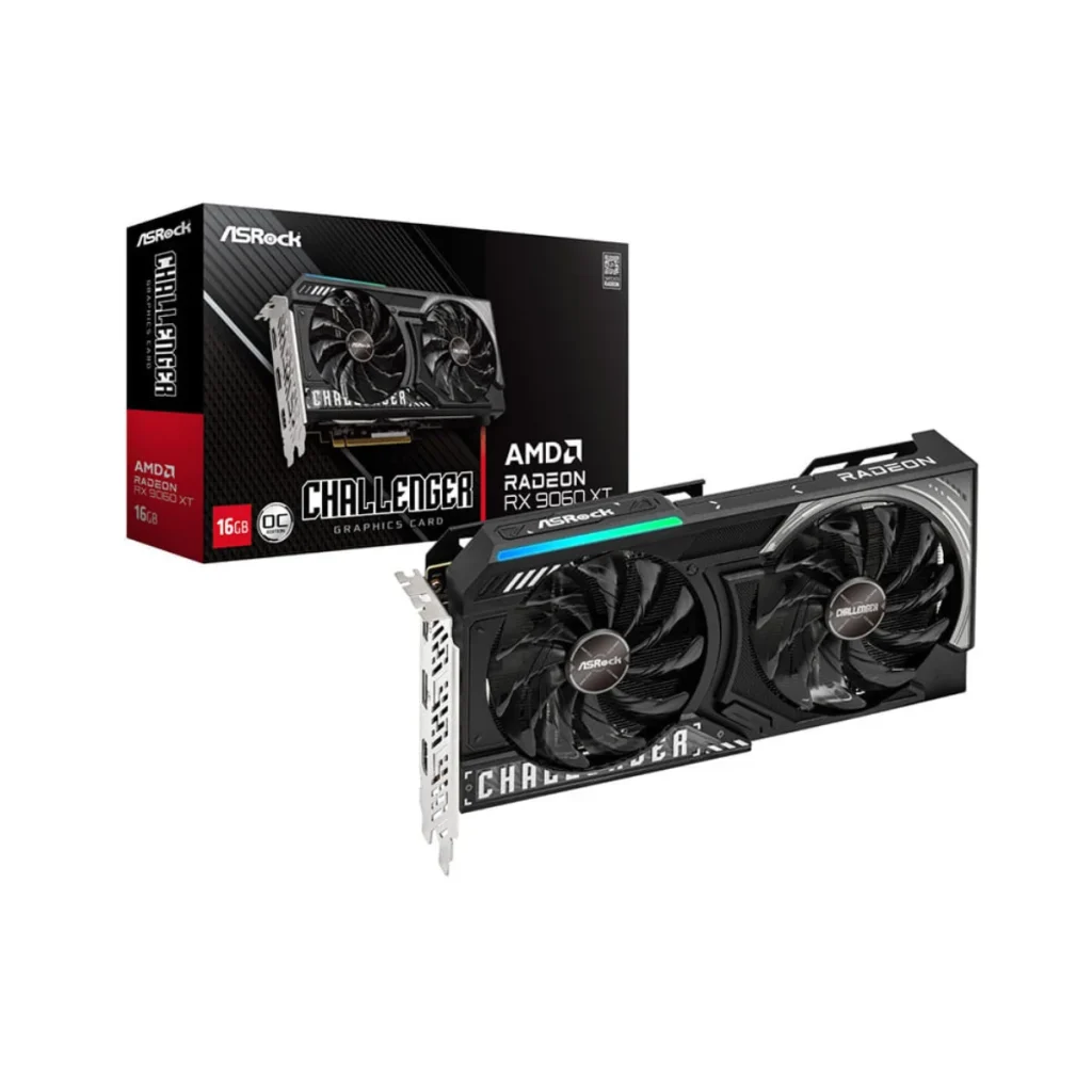 Placa de vídeo asrock radeon rx 9060 xt challenger oc 16 GB GDDR6 128 bits