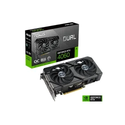 Placa de Vídeo ASUS Dual GeForce RTX 4060 EVO OC Edition 8 GB GDDR6 128 Bits DUAL-RTX4060-O8G-EVO — H&H Suprimentos Corporativos