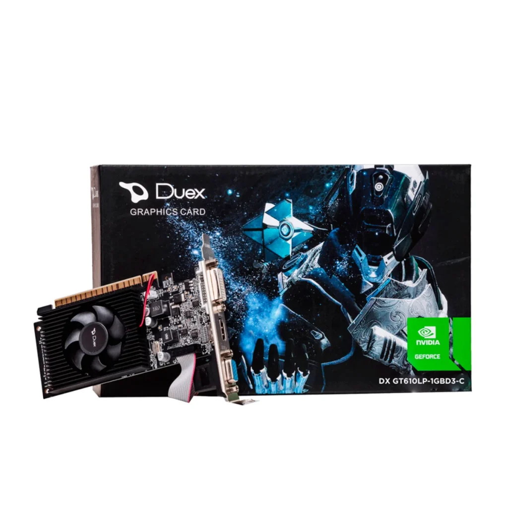 Placa de vídeo duex nvidia geforce GT610LP 1GB DDR3 64 bits