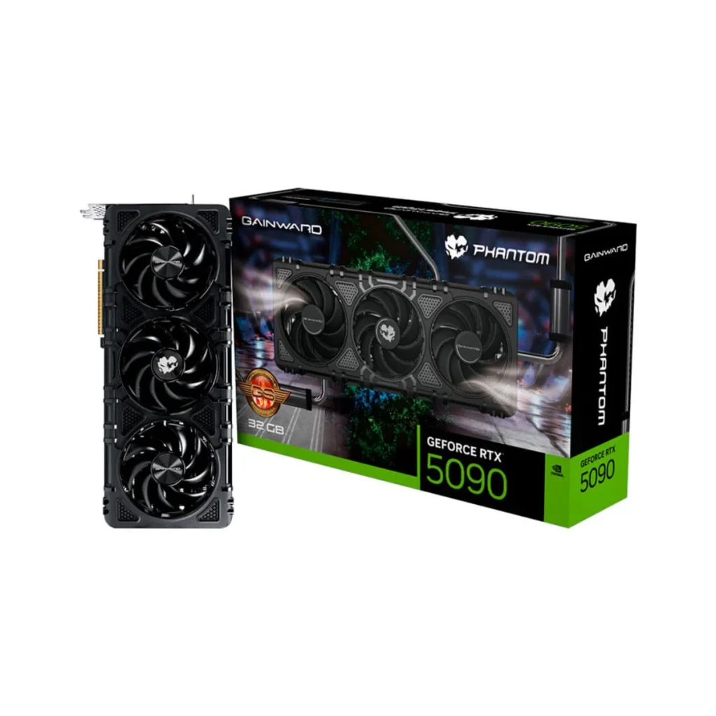 Placa de vídeo gainward geforce rtx 5090 phantom gs 32GB GDDR7 512 bits