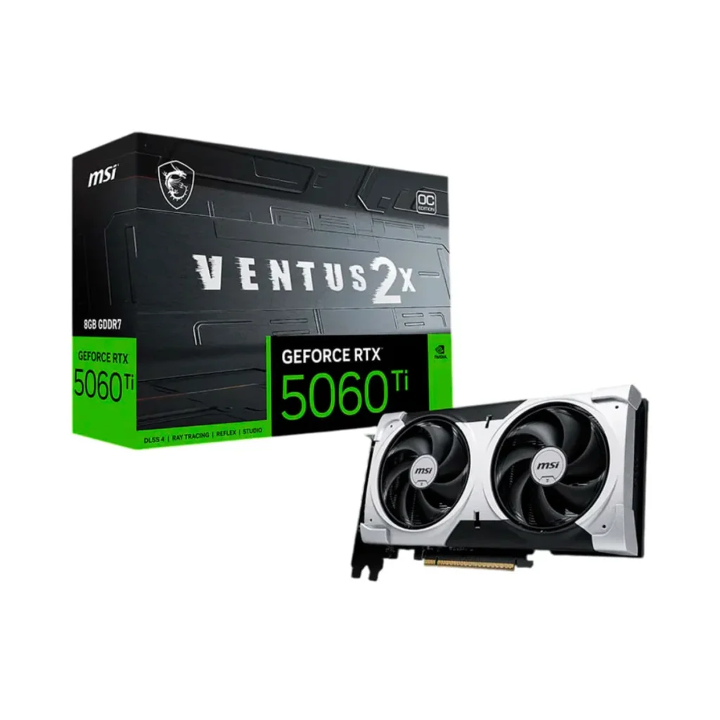 Placa de vídeo msi geforce rtx 5060 ti ventus 2X oc Plus 8 GB GDDR7 128 bits