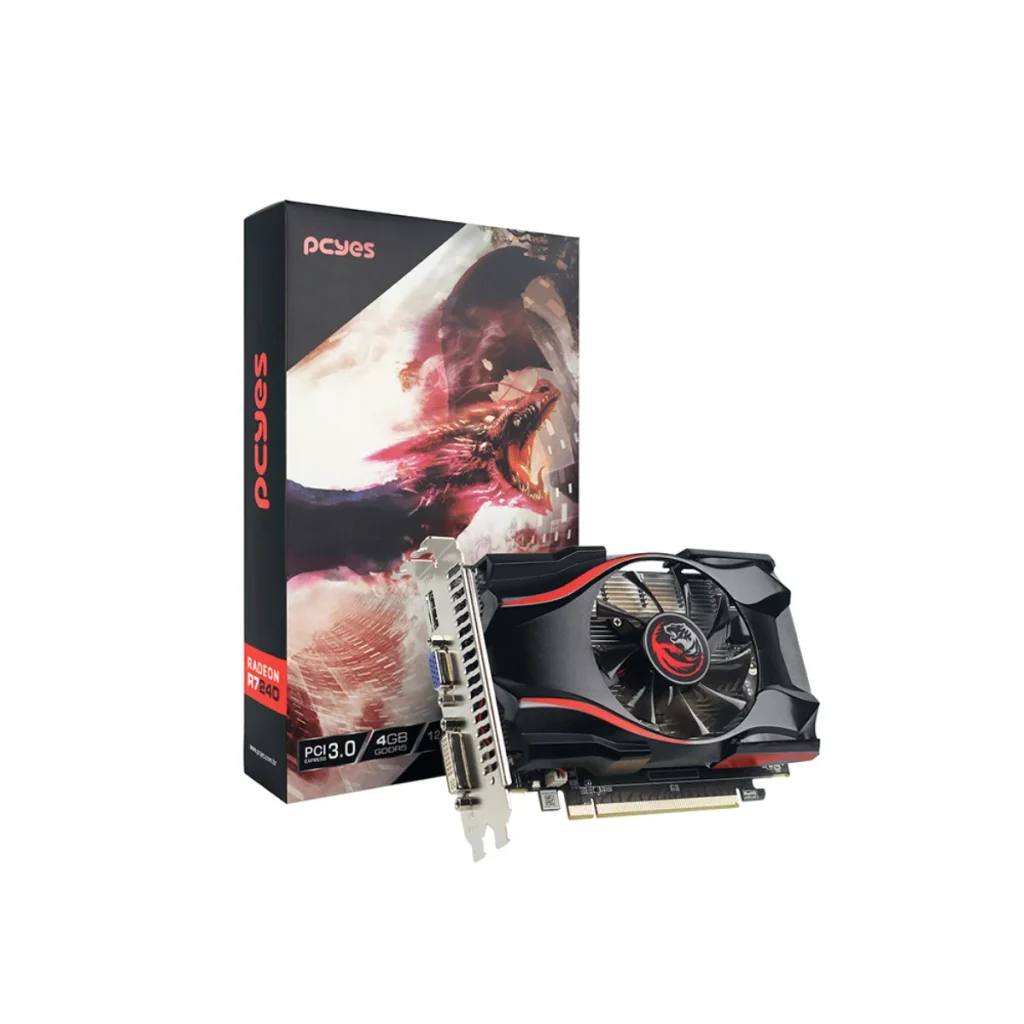 Placa de vídeo pcyes radeon R7 240 4GB GDDR5 128 bits