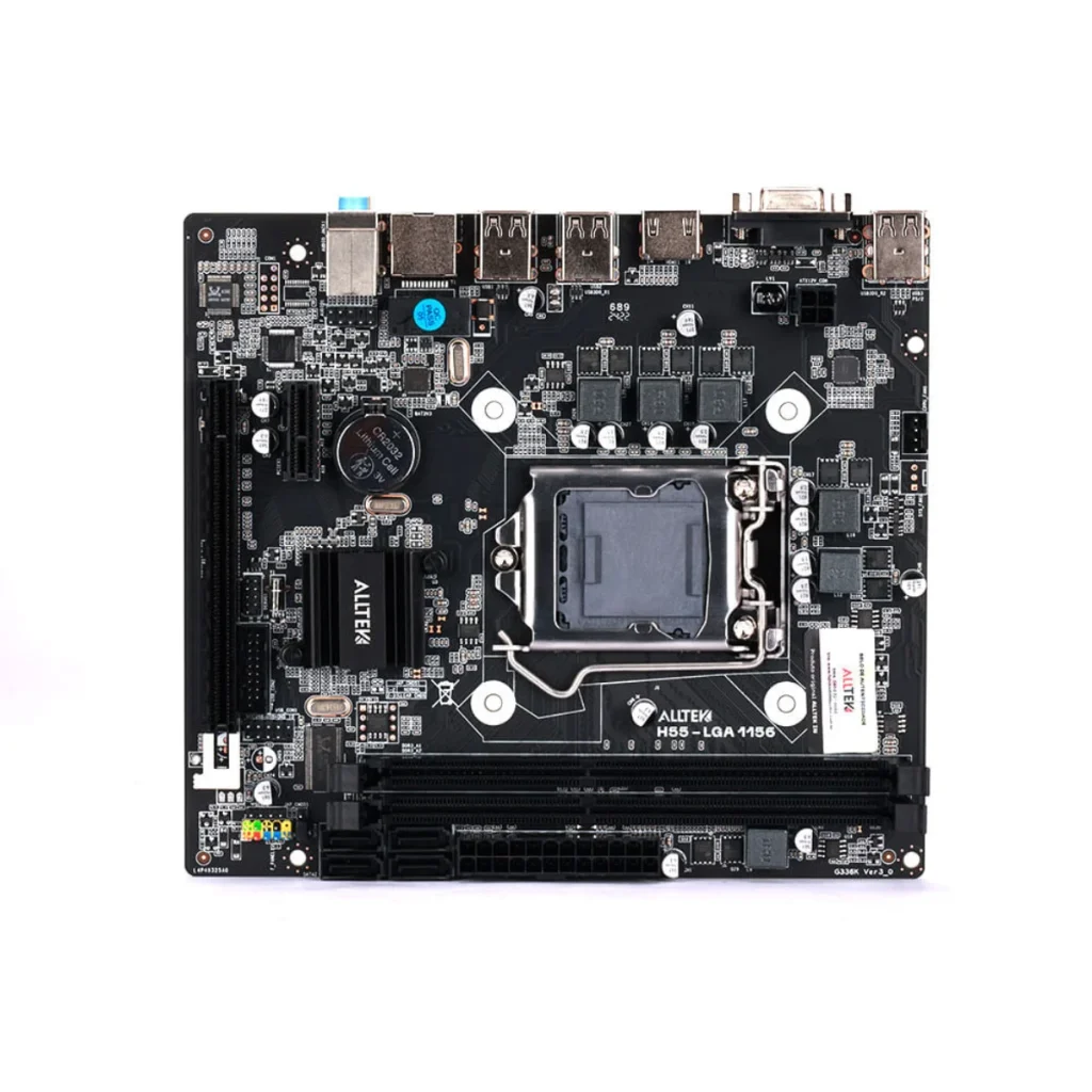 Placa-mãe Alltek H55 lga 1156 DDR3 micro ATX hdmi