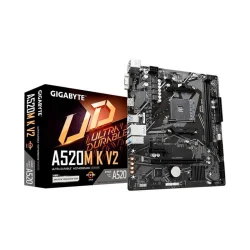 Placa-Mãe Gigabyte A520M K V2 (rev. 1.1) AM4 DDR4 Micro ATX — H&H Suprimentos Corporativos