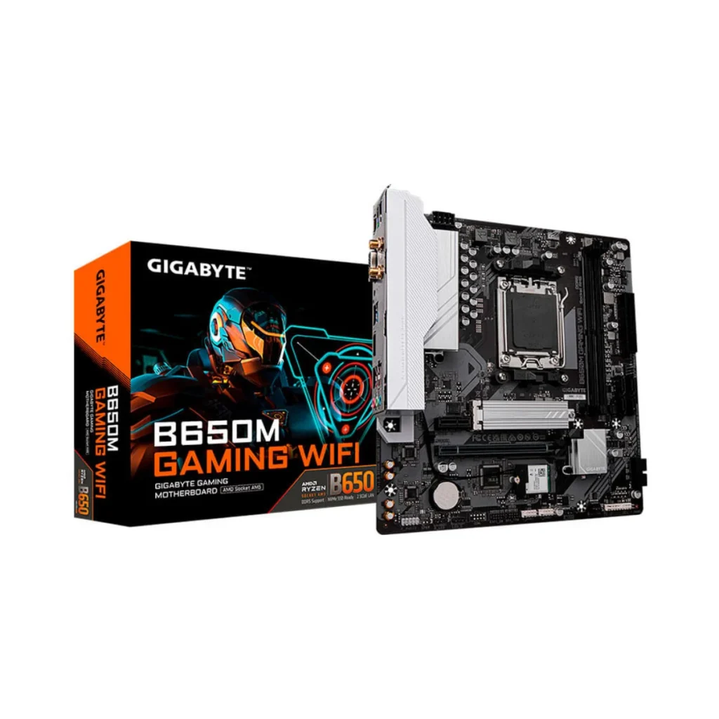 Placa-mãe gigabyte B650M gaming (rev. 1.0) AM5 DDR5 micro ATX RGB WI-FI
