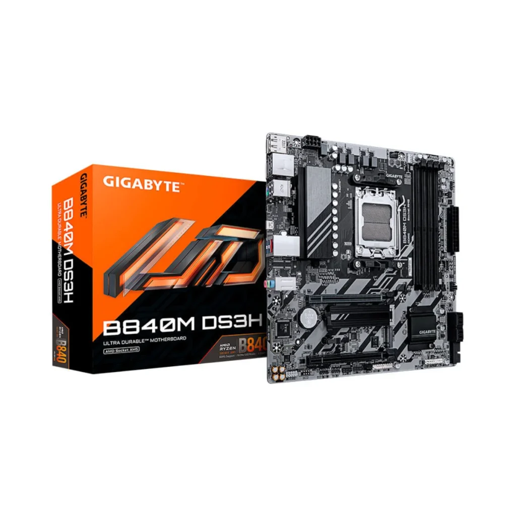 Placa-mãe gigabyte B840M DS3H AM5 DDR5 micro ATX
