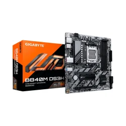 Placa-Mãe Gigabyte B840M DS3H AM5 DDR5 Micro ATX — H&H Suprimentos Corporativos
