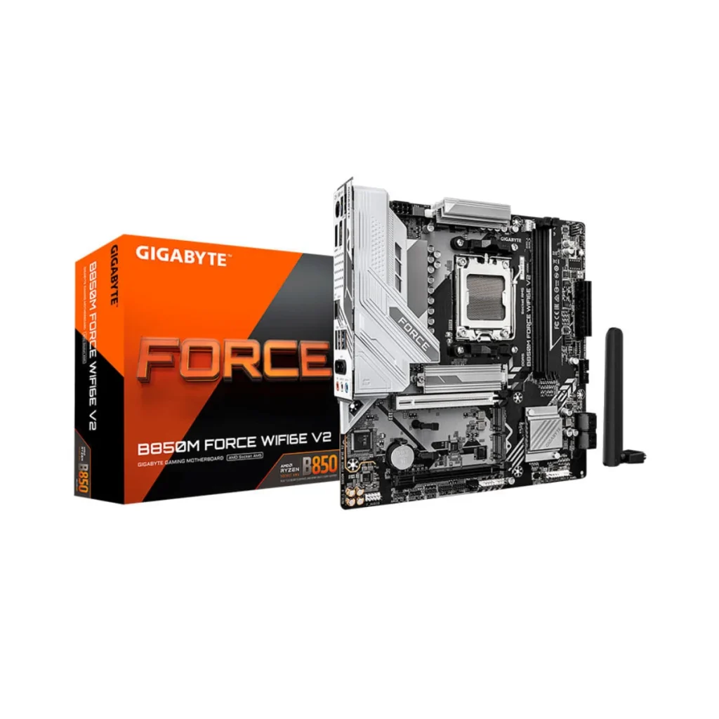 Placa mãe gigabyte B850M force wifi 6 V2 AM5 micro ATX DDR5 lan 2.5G