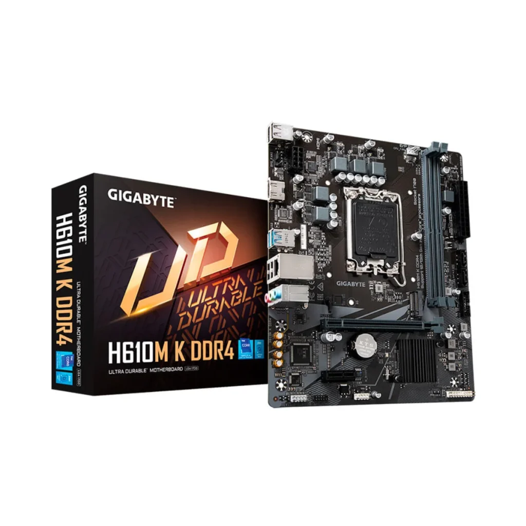 Placa-mãe gigabyte H610M k lga 1700 DDR4 micro ATX