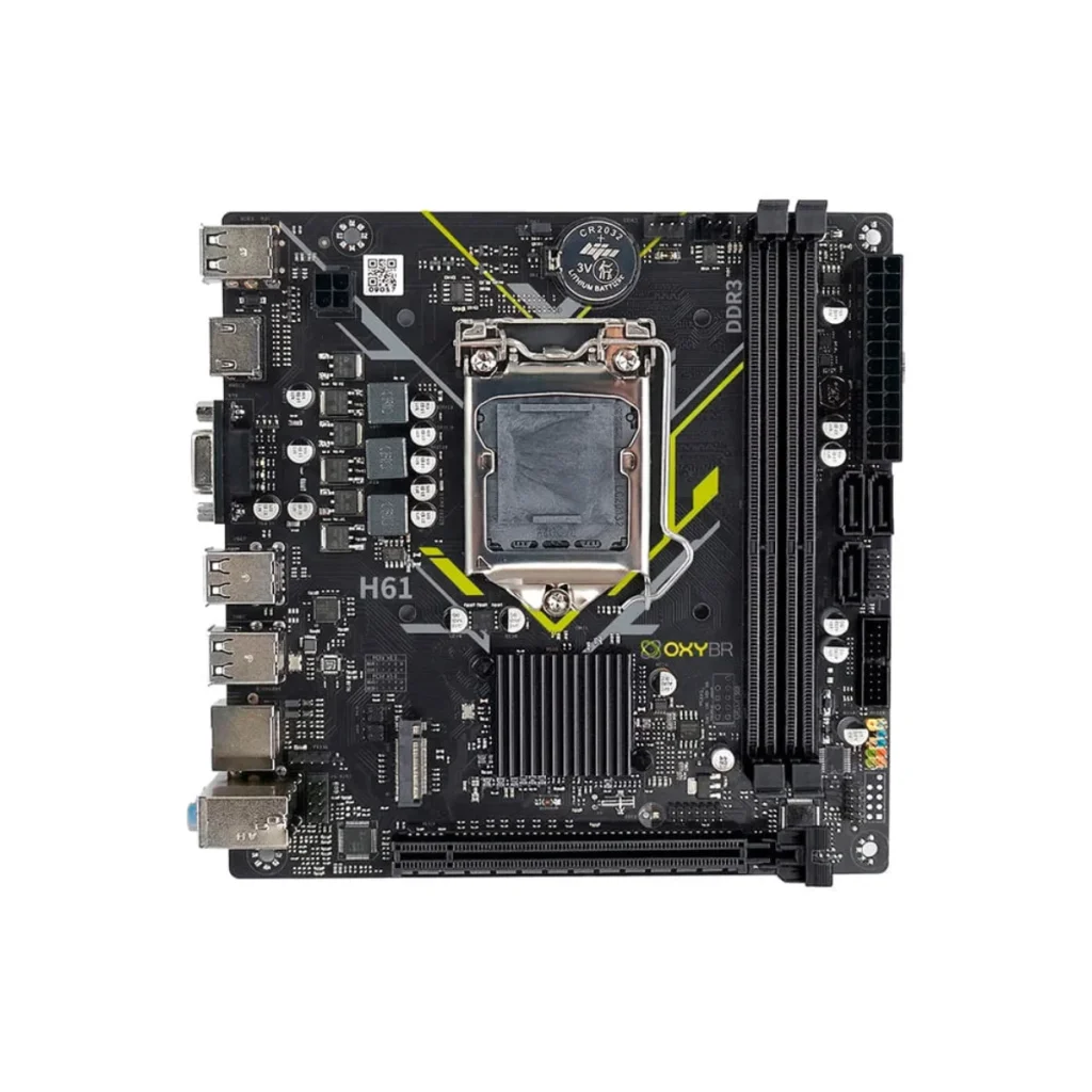 Placa-mãe oxybr H61 M.2 lga 1155 DDR3 micro ATX