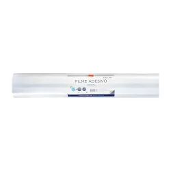 Plástico Adesivo Transparente 80 micras 45 cm x 25 m — H&H Suprimentos Corporativos