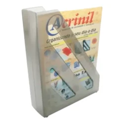 Porta Revista Acrílico Cristal Acrinil — H&H Suprimentos Corporativos
