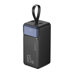 Power Bank Hrebos PB-960 50.000 mAh 65 W USB e USB-C Preto — H&H Suprimentos Corporativos
