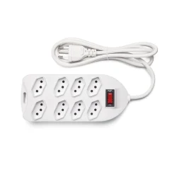 Protetor Eletrônico Intelbras EPE 1008+ com 8 Tomadas Bivolt Branco — H&H Suprimentos Corporativos