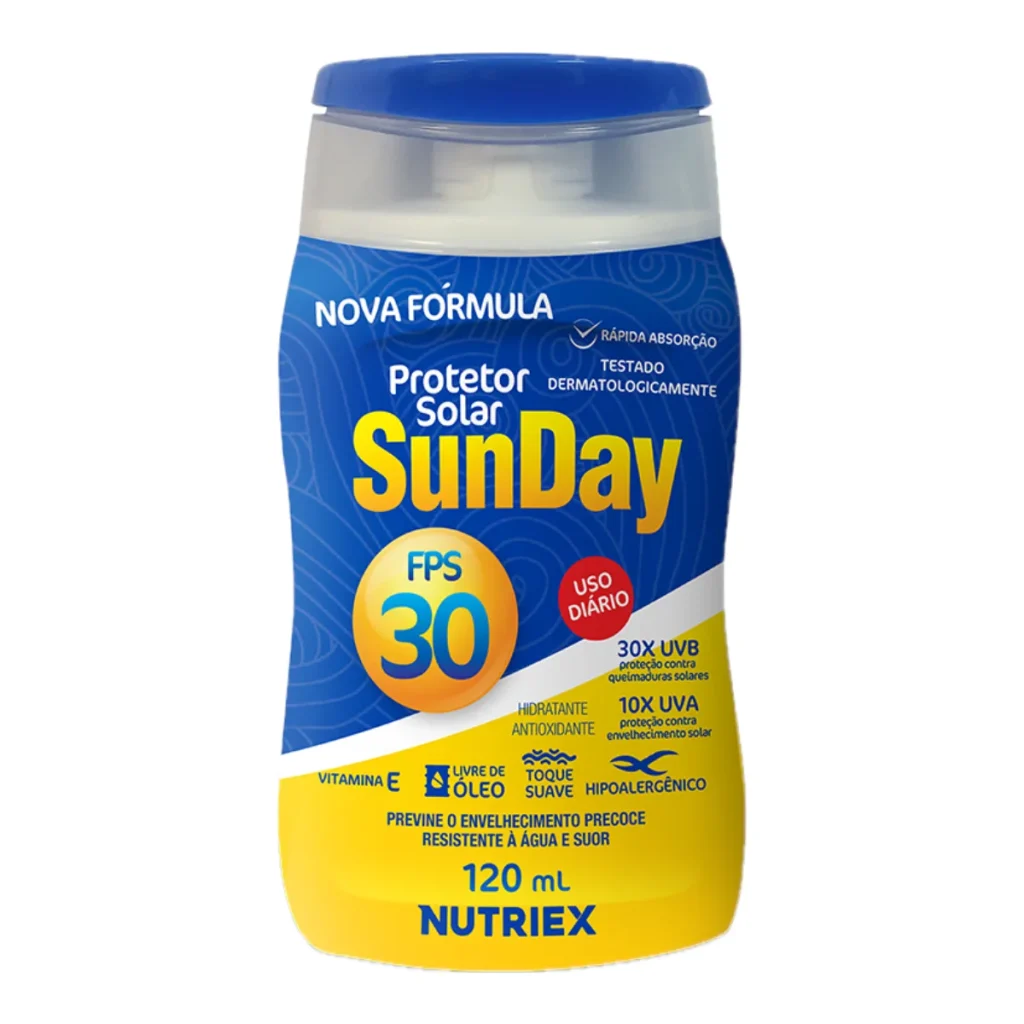 Protetor solar corporal sunday fps 30 nutriex
