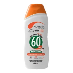 Protetor Solar Repelente FPS 60 Nutriex Profissional 120 ml — H&H Suprimentos Corporativos