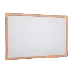 Quadro Branco UV Moldura de Madeira 120 x 90 cm — H&H Suprimentos Corporativos
