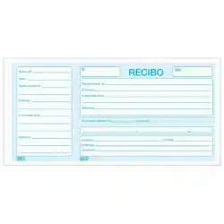 Recibo Comercial com Canhoto Tilibra 100 Folhas — H&H Suprimentos Corporativos