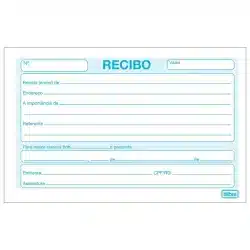 Recibo Comercial sem Canhoto Tilibra 50 Folhas — H&H Suprimentos Corporativos