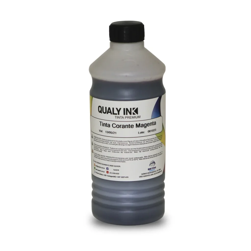Refil de tinta compatível Brother LC-61 magenta corante 1 kg