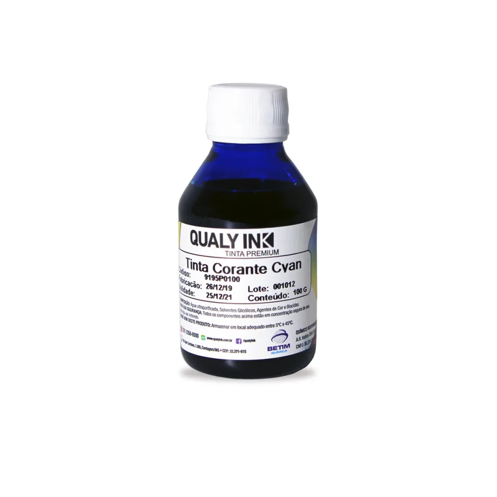 Refil de tinta compatível Brother universal ciano corante CC2B-1173 100 g