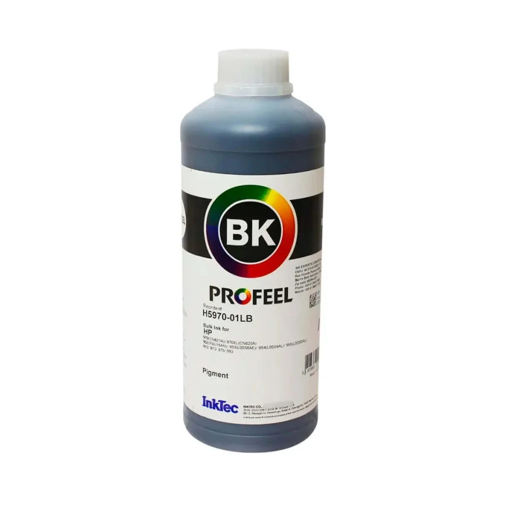 Refil de tinta compatível HP Pro x H5971 preto pigmentada 1 litro