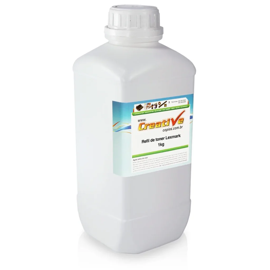 Refil de toner compatível Lexmark T640 preto 1 kg