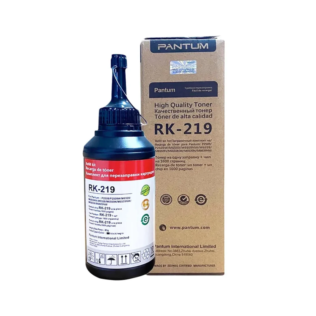 Refil de toner original Pantum RK-219 preto 1.600 páginas
