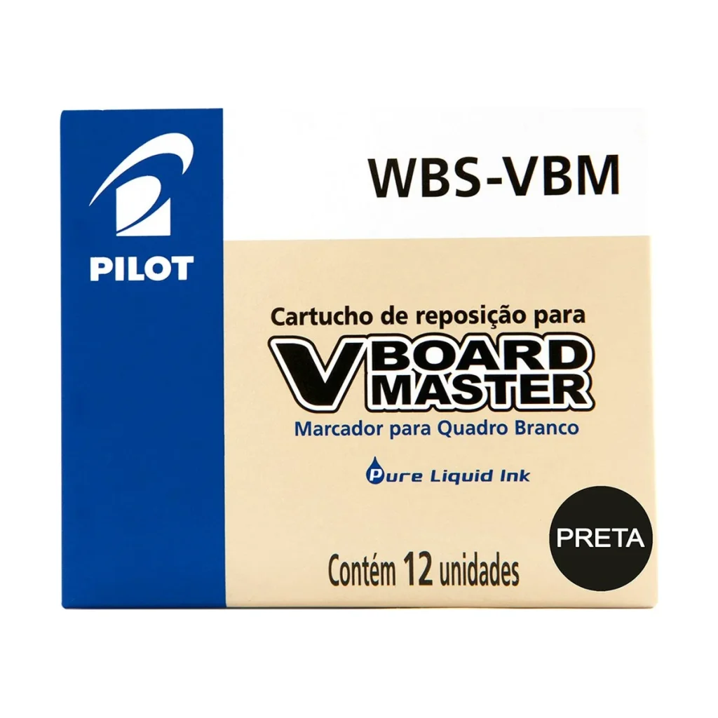 Refil para marcador de quadro branco Pilot board master preto