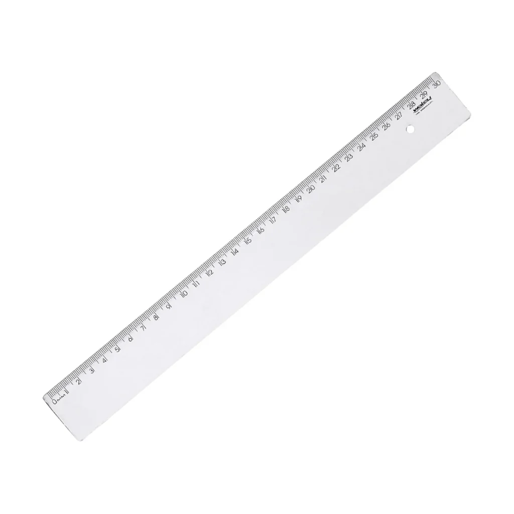 Régua Maxcril new line 30 cm cristal