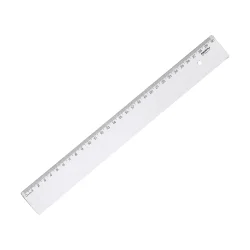 Régua Maxcril New Line 30 cm Cristal — H&H Suprimentos Corporativos