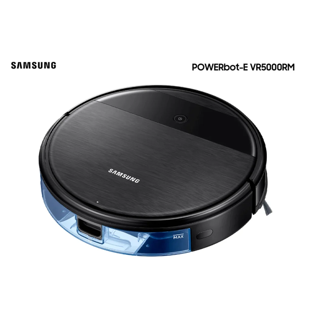Robô aspirador Samsung powerbot 2 em 1 VR05R5050WK 55 w aspira e passa pano