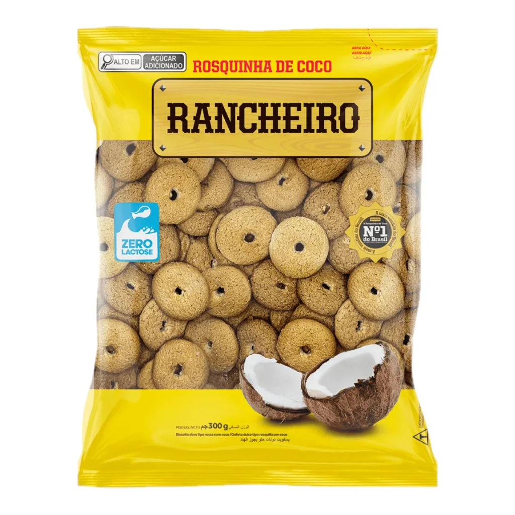 Rosquinha de coco rancheiro 300 g