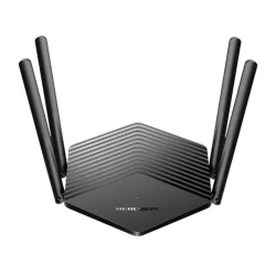 Roteador Wi-Fi 6 Mercusys MR80X AX3000 Gigabit Dual Band EasyMesh — H&H Suprimentos Corporativos