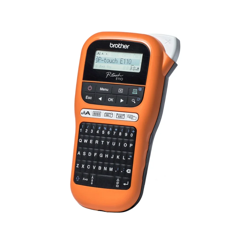 Rotulador eletrônico Brother PT-E110 fitas tze até 12 mm