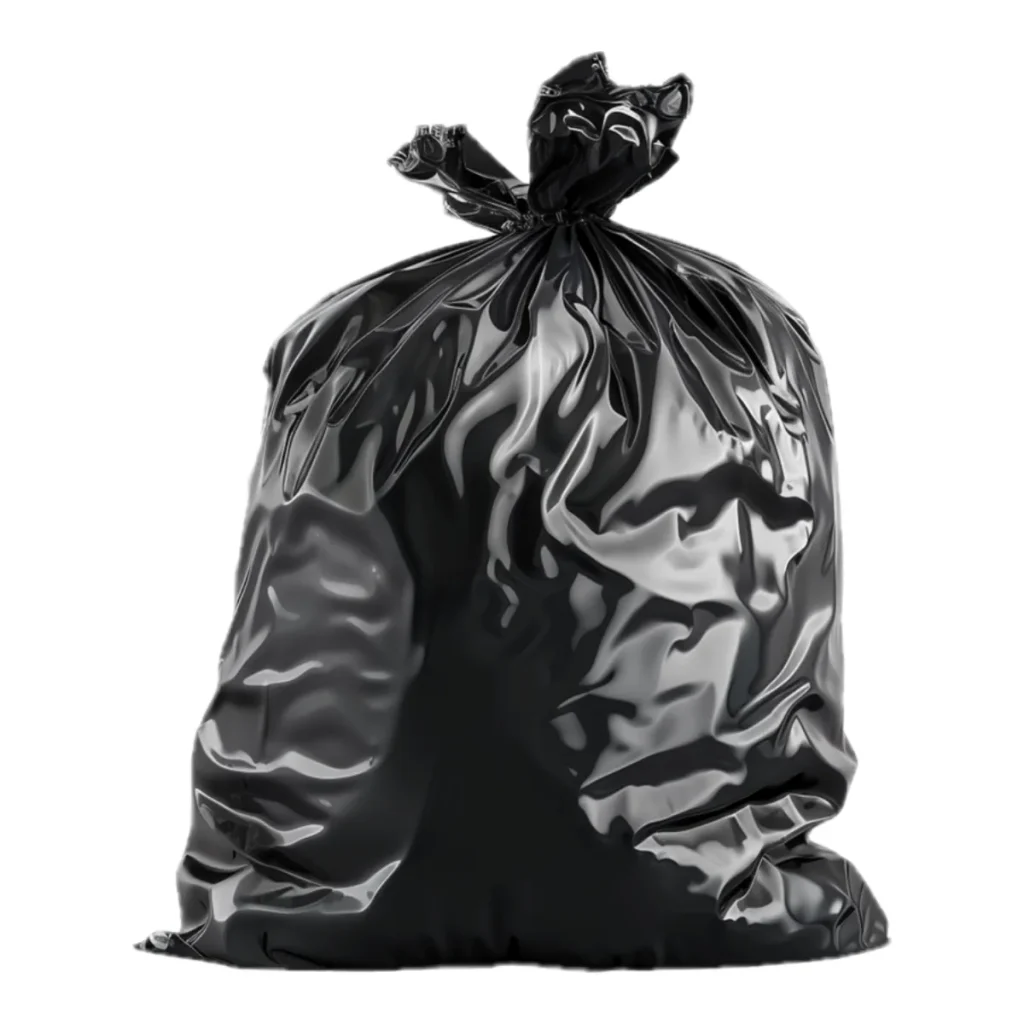 Saco de lixo preto 110 litros leve